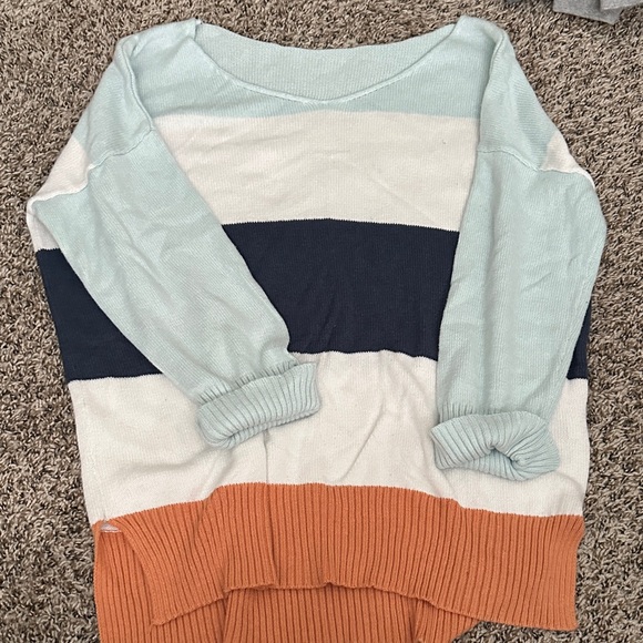 Sweaters - Colorblock Women's Sweater